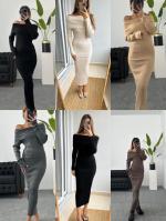 Robe moulante  cotelé 