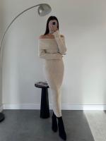 Robe moulante  cotelé 