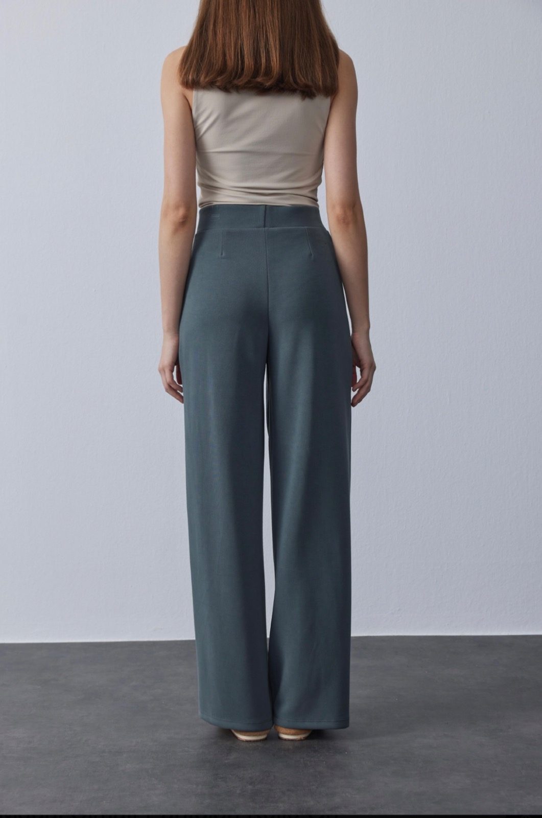 Palazzo Trousers Premium Vert d’eau