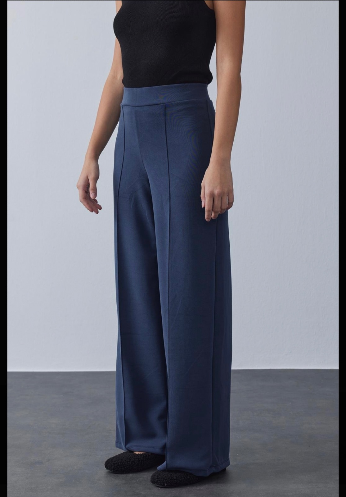 Palazzo Trousers Premium dark blue  