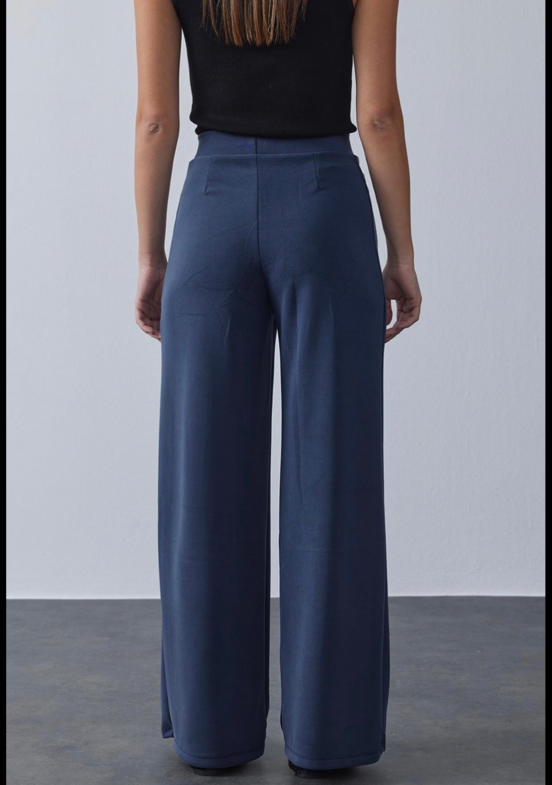 Palazzo Trousers Premium dark blue  