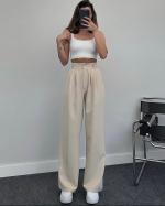 Pantalon Palazzo  Taille haute 