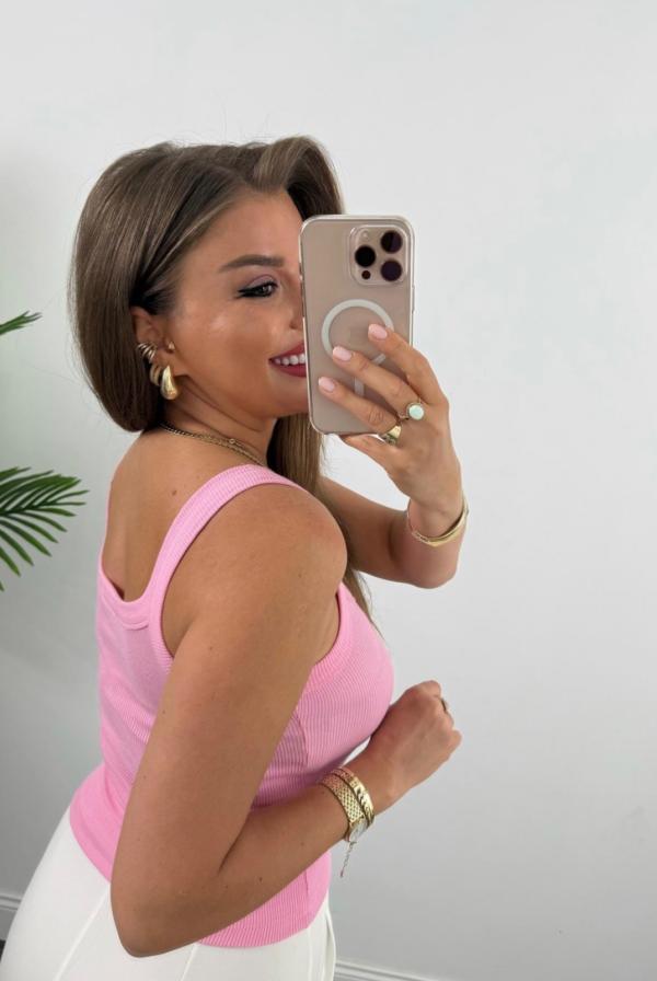 Crop Top Décolleté Basique 