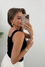 Crop Top Décolleté Basique 