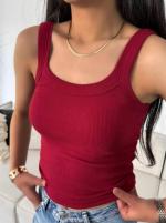 Crop Top Décolleté Basique 