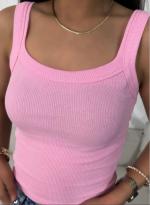Crop Top Décolleté Basique 