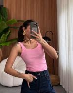 Crop Top Décolleté Basique 
