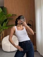 Crop Top Décolleté Basique 