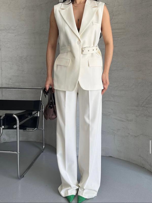 Costume Gilet Blanc femmes 