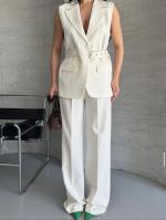 Costume Gilet Blanc femmes 