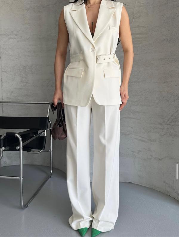 Costume Gilet Blanc femmes 