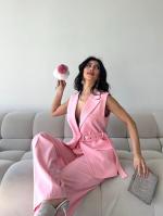 Costume Gilet rose clair femmes