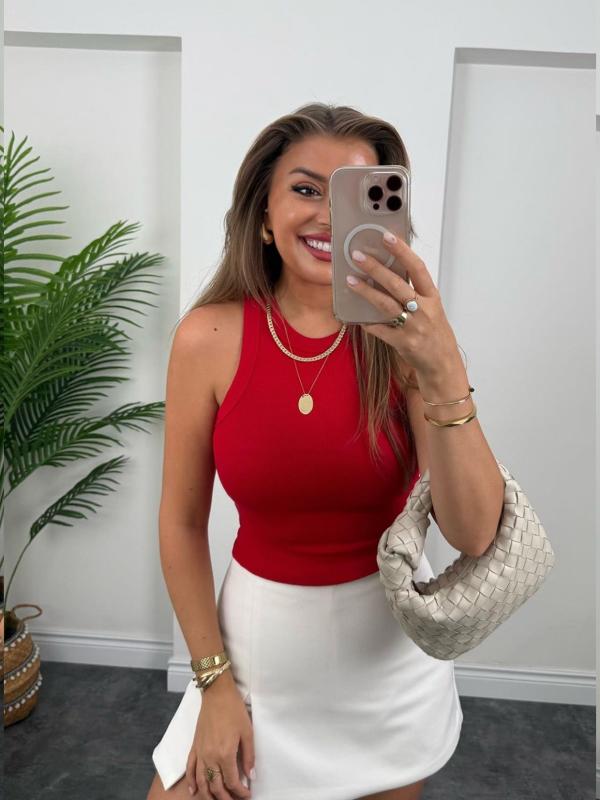 Crop Top rouge Zara  