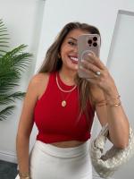 Crop Top rouge Zara  