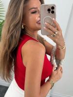Crop Top rouge Zara  