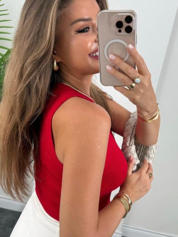 Crop Top rouge Zara  