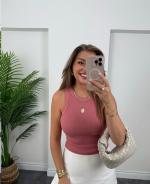 Crop Top bois de rose Zara   