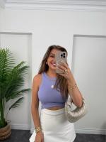 Crop Top violet Zara  