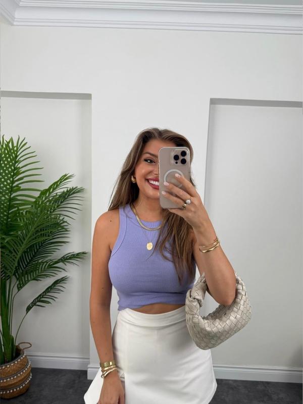 Crop Top violet Zara  