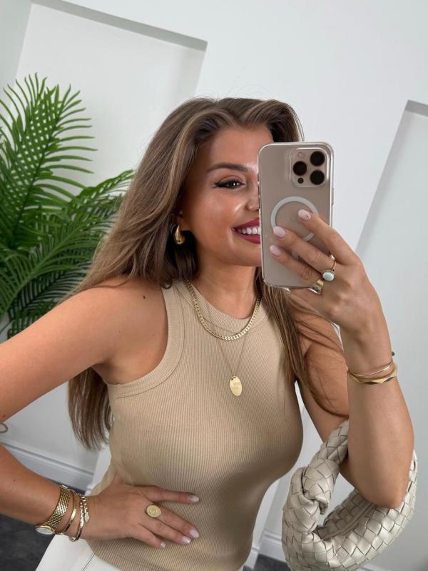 Crop Top beige Zara 
