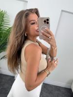 Crop Top beige Zara 