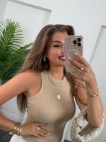 Crop Top beige Zara 