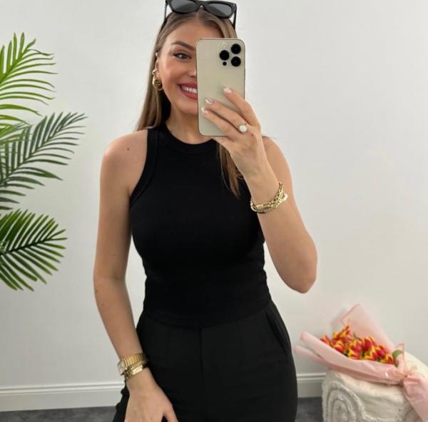Crop Top Noir   