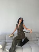 Costume Gilet  pantalon palazzo femmes   
