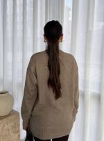 Pull en Laine V overzised Pinterest style