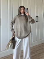 Pull en Laine long overzised Pinterest style