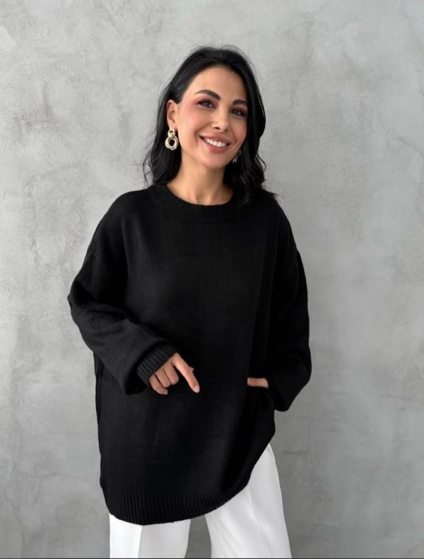 Pull en Laine long overzised Pinterest style