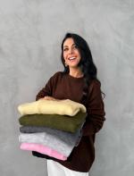 Pull en Laine long overzised Pinterest style