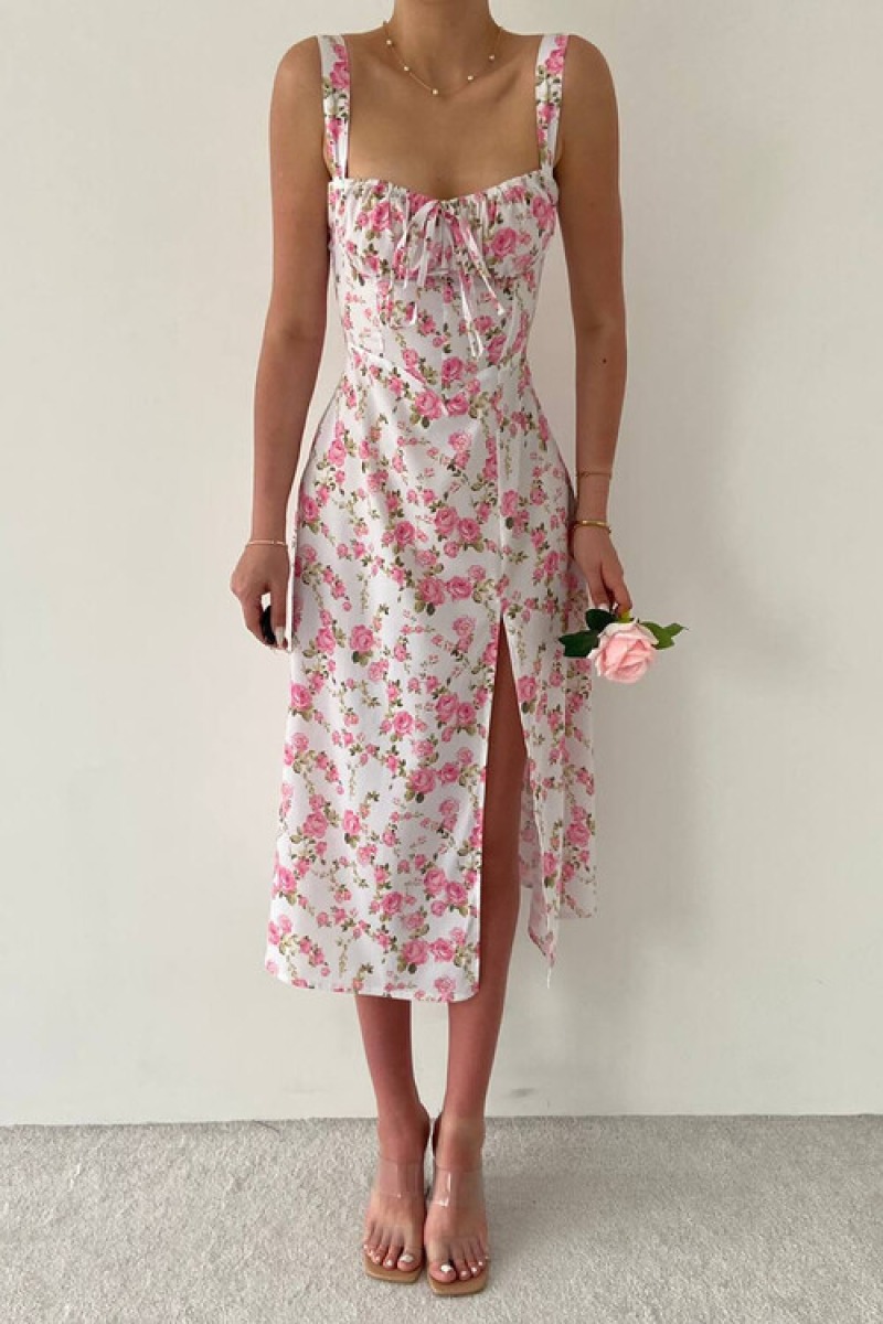  Robe Floral Midi 