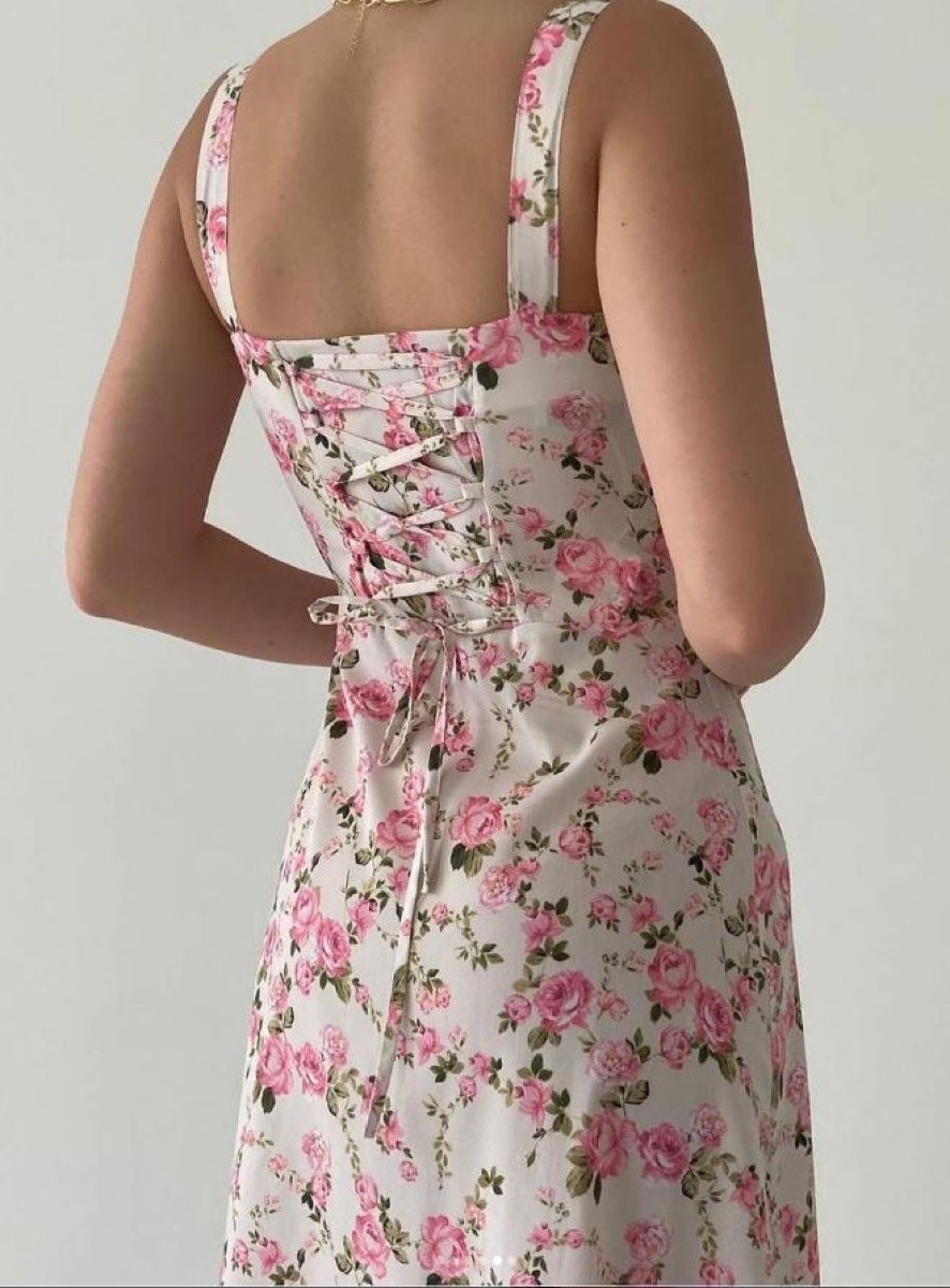  Robe Floral Midi 