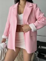 BLAZER AVEC REVERS AUX POIGNETS A RAYEURS