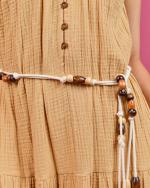 Robe à bretelles et breloques CAMEL