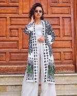 Kimono long imprimé 