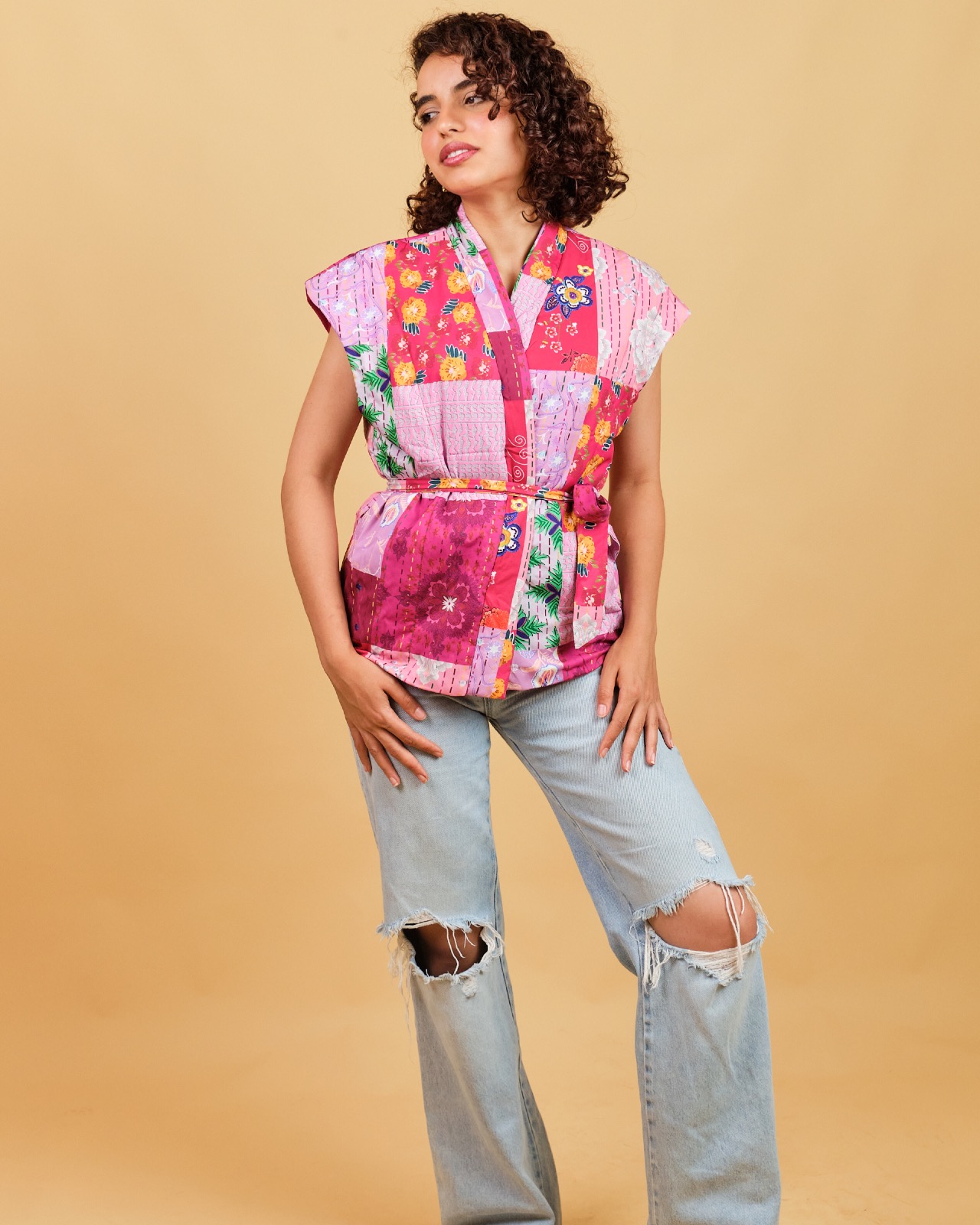 Vestes matelassés patchwork