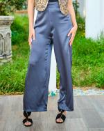 Pantalon carré Gris acier 