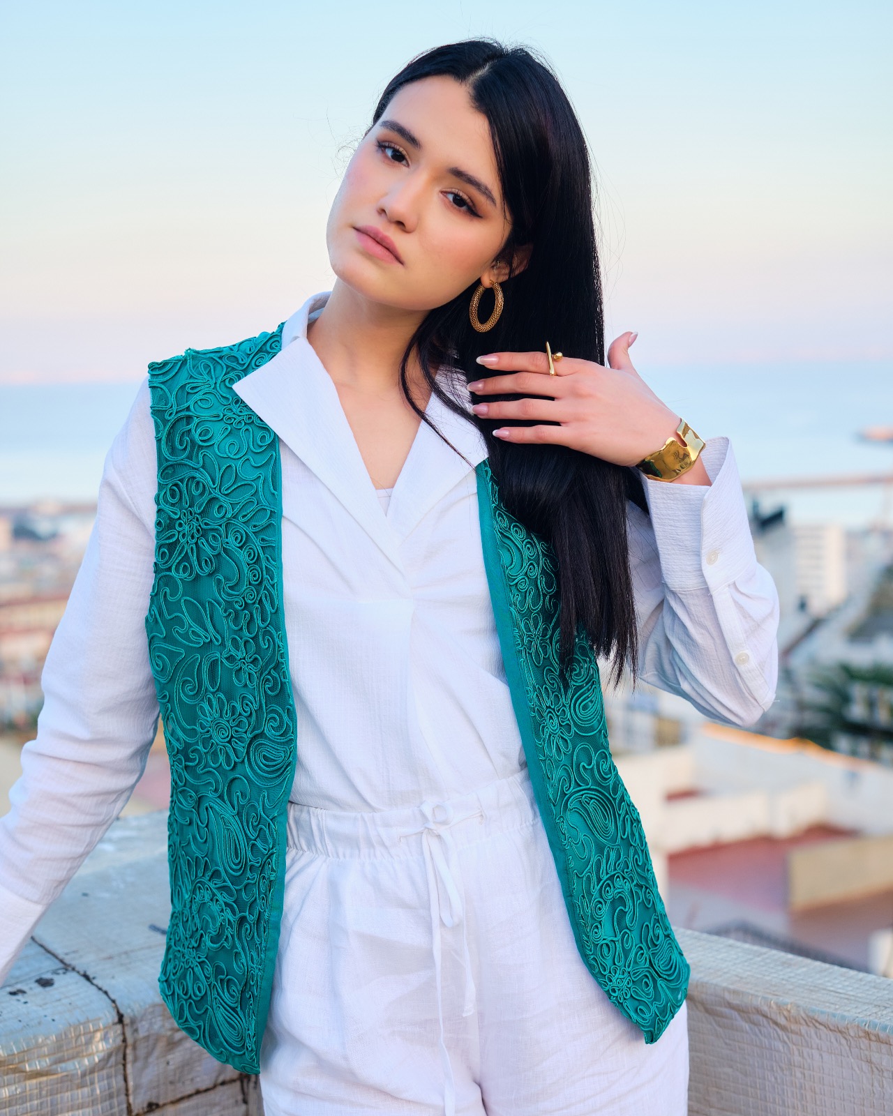 Gilet DAHAB TURQUOISE