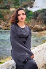 Robe Longue Gris Anthracite