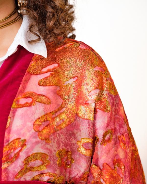 Kimono zyrie summer Orange
