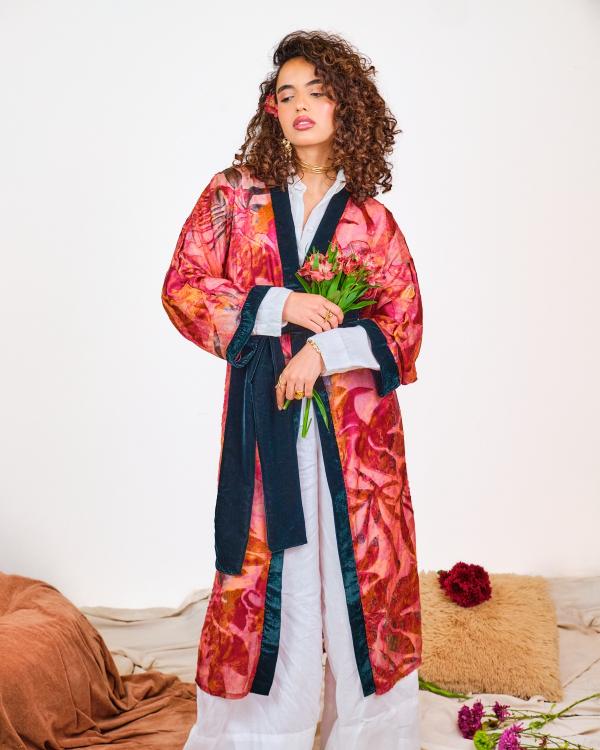 Kimono zyrie summer Rose et Blue