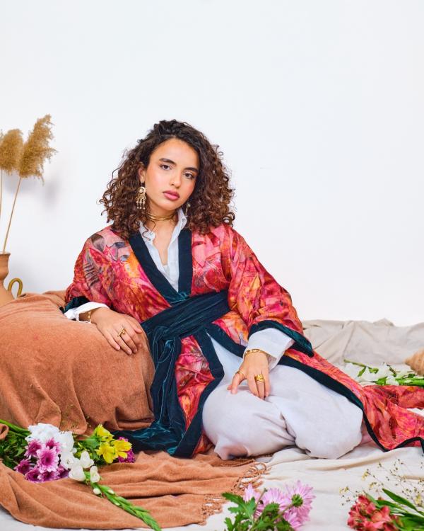 Kimono zyrie summer Rose et Blue