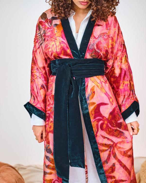 Kimono zyrie summer Rose et Blue