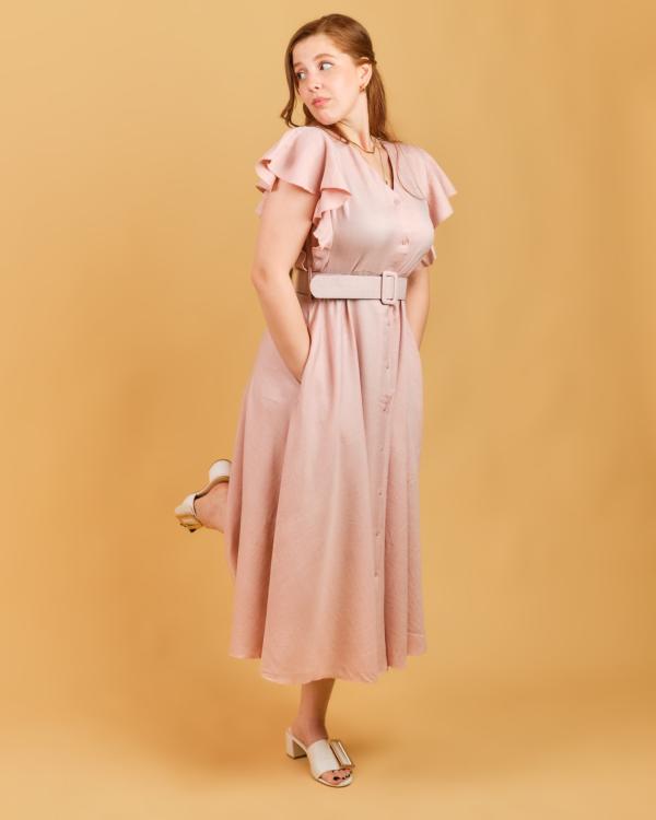Robe Rose poudrée 