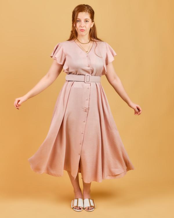 Robe Rose poudrée 
