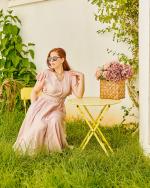 Robe Rose poudrée 