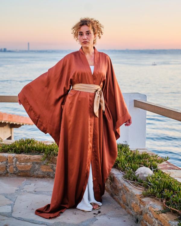 Kimono Lunaria Éclat de cuivre 