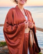 Kimono Lunaria Éclat de cuivre 